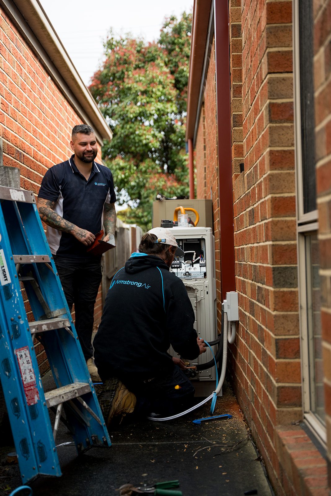 Outdoor unit install